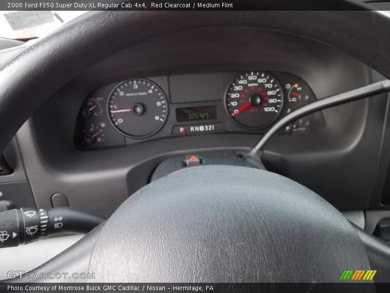 Red Clearcoat / Medium Flint 2006 Ford F350 Super Duty XL Regular Cab 4x4