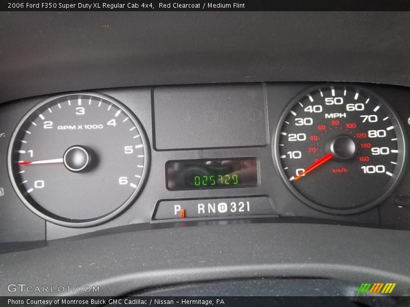 Red Clearcoat / Medium Flint 2006 Ford F350 Super Duty XL Regular Cab 4x4