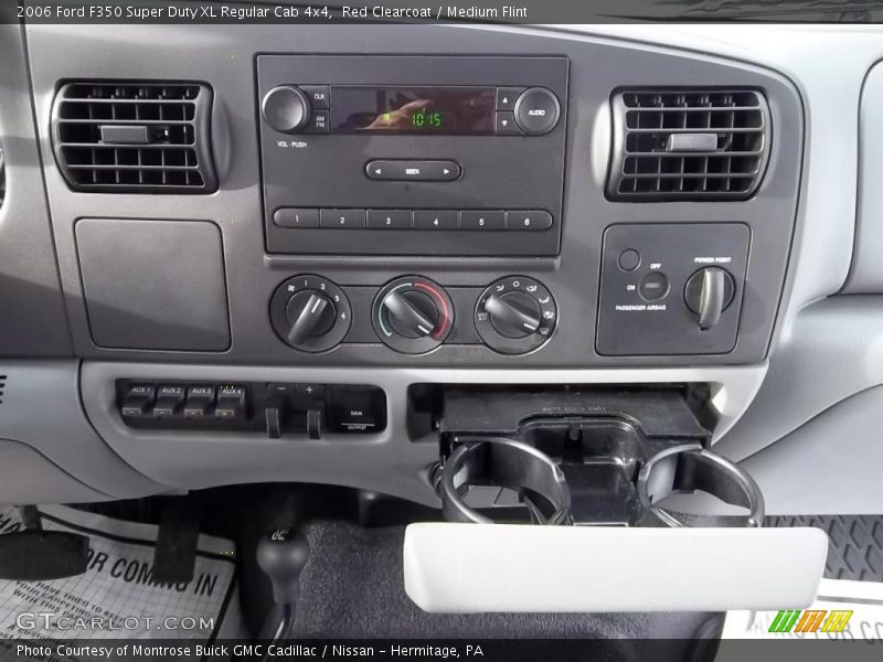 Red Clearcoat / Medium Flint 2006 Ford F350 Super Duty XL Regular Cab 4x4