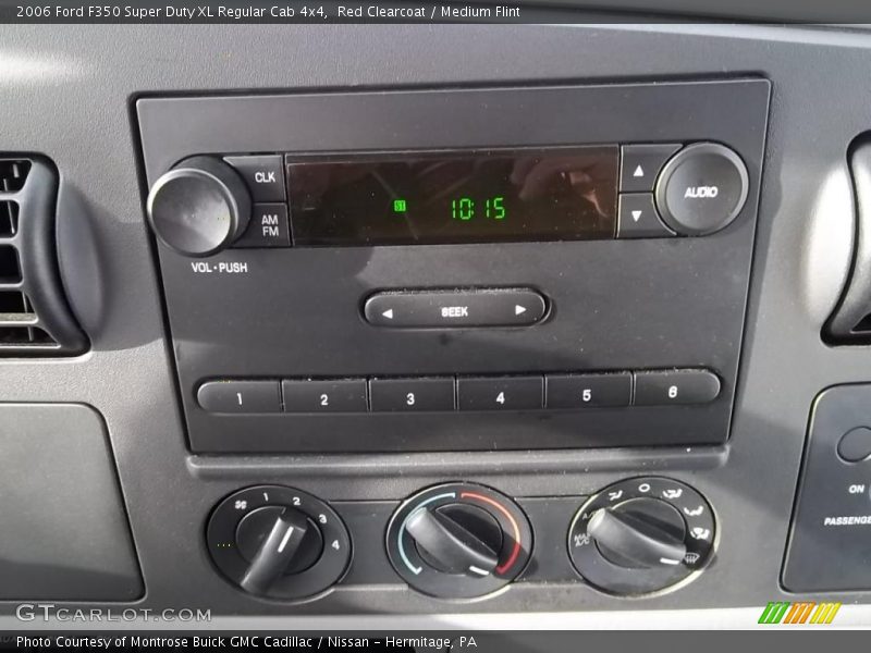 Red Clearcoat / Medium Flint 2006 Ford F350 Super Duty XL Regular Cab 4x4