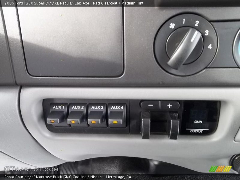 Red Clearcoat / Medium Flint 2006 Ford F350 Super Duty XL Regular Cab 4x4