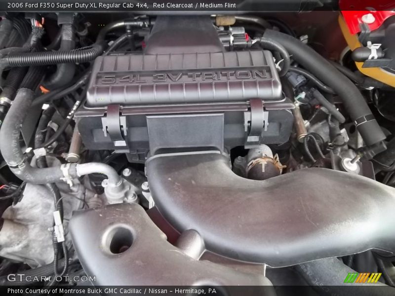 Red Clearcoat / Medium Flint 2006 Ford F350 Super Duty XL Regular Cab 4x4