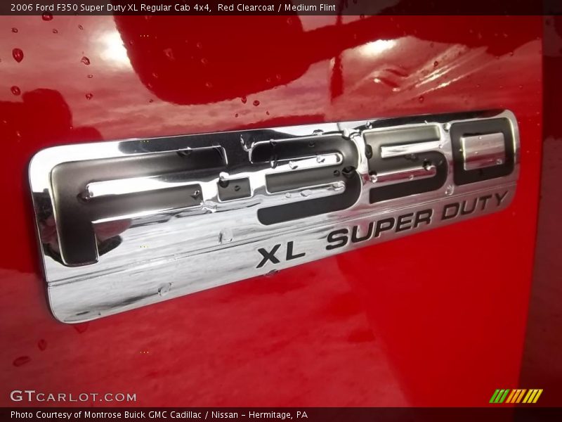 Red Clearcoat / Medium Flint 2006 Ford F350 Super Duty XL Regular Cab 4x4