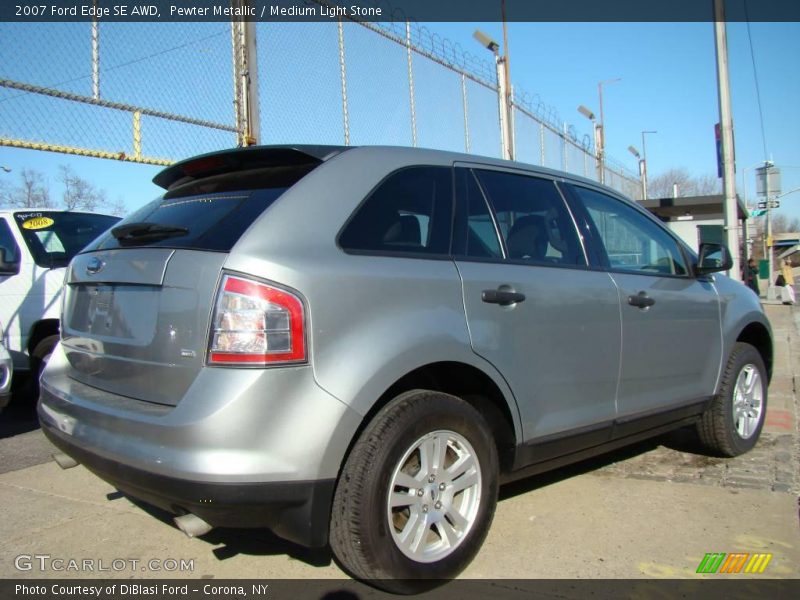 Pewter Metallic / Medium Light Stone 2007 Ford Edge SE AWD