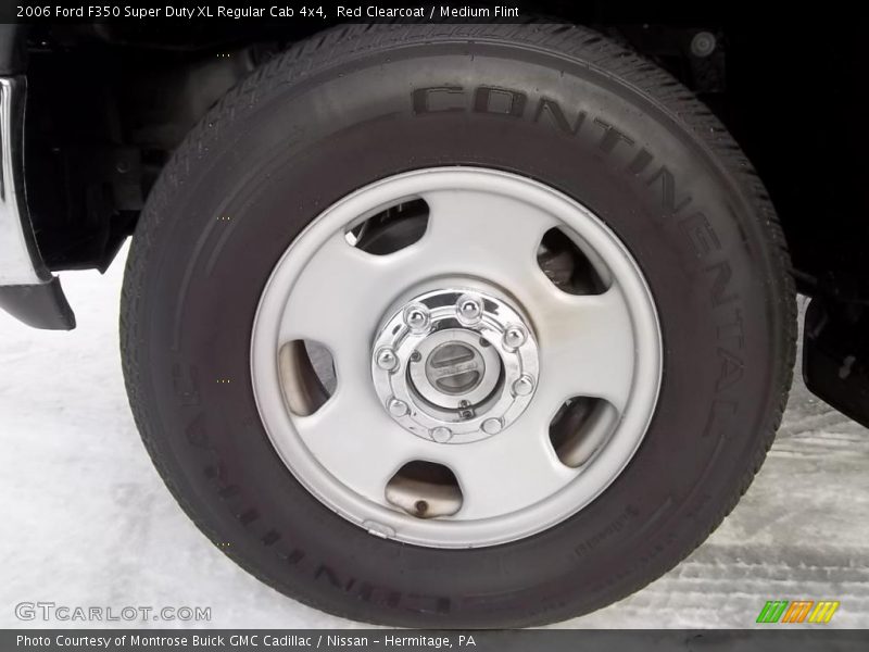 Red Clearcoat / Medium Flint 2006 Ford F350 Super Duty XL Regular Cab 4x4