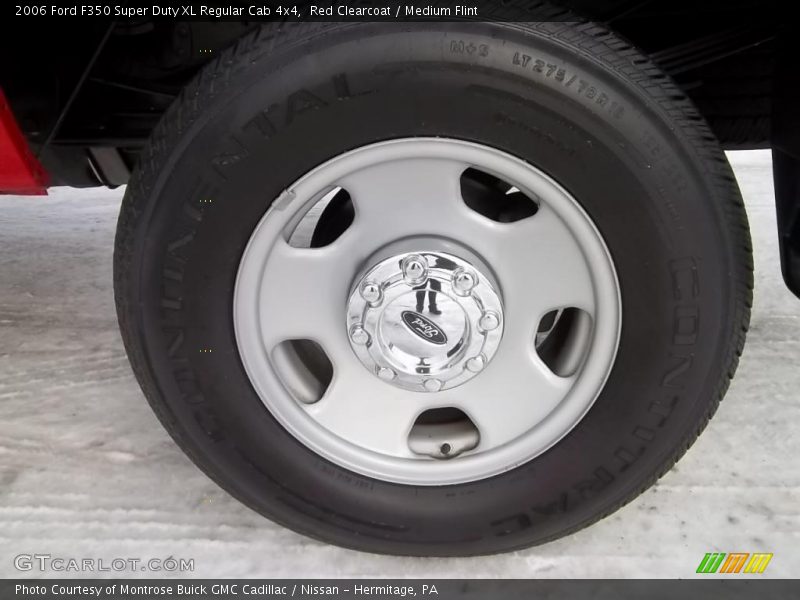Red Clearcoat / Medium Flint 2006 Ford F350 Super Duty XL Regular Cab 4x4