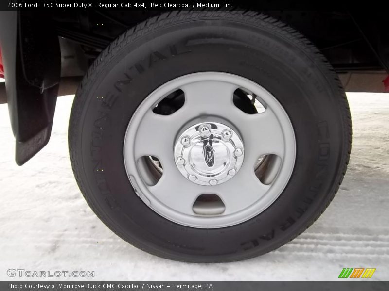 Red Clearcoat / Medium Flint 2006 Ford F350 Super Duty XL Regular Cab 4x4