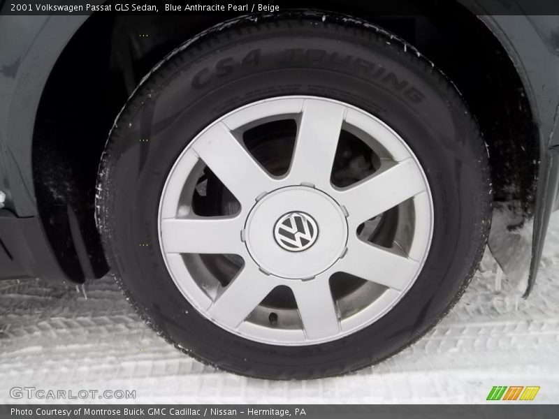 Blue Anthracite Pearl / Beige 2001 Volkswagen Passat GLS Sedan