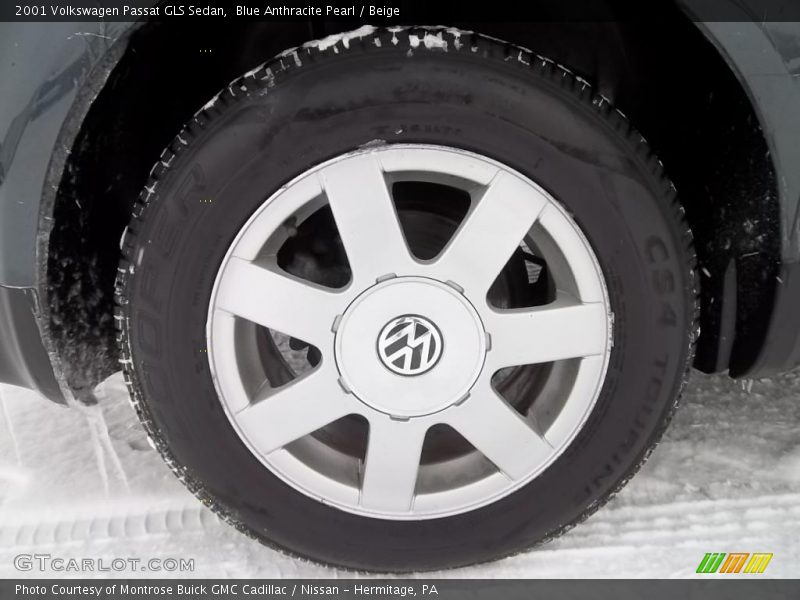 Blue Anthracite Pearl / Beige 2001 Volkswagen Passat GLS Sedan