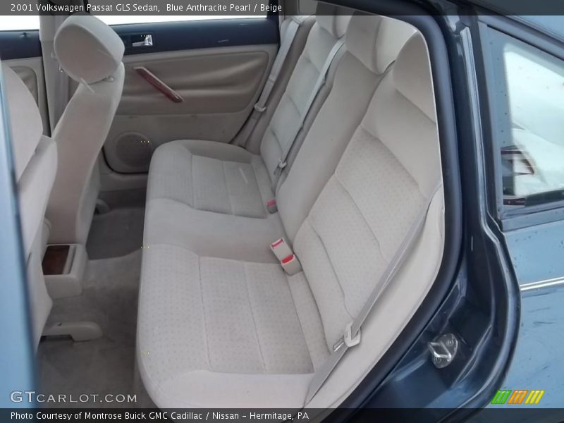 Blue Anthracite Pearl / Beige 2001 Volkswagen Passat GLS Sedan