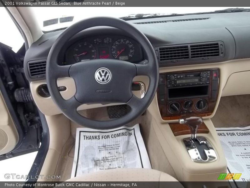 Controls of 2001 Passat GLS Sedan