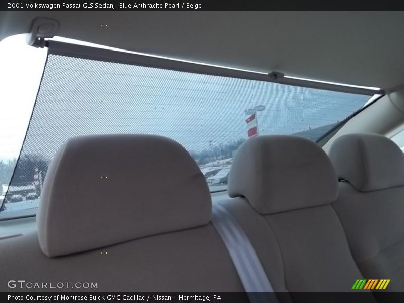Blue Anthracite Pearl / Beige 2001 Volkswagen Passat GLS Sedan