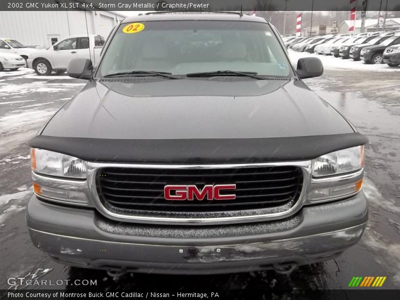 Storm Gray Metallic / Graphite/Pewter 2002 GMC Yukon XL SLT 4x4