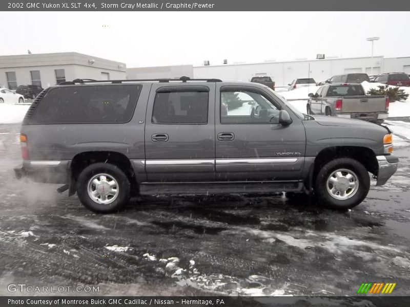 Storm Gray Metallic / Graphite/Pewter 2002 GMC Yukon XL SLT 4x4