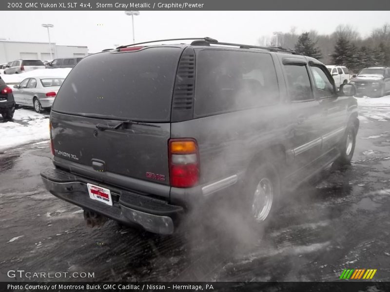 Storm Gray Metallic / Graphite/Pewter 2002 GMC Yukon XL SLT 4x4