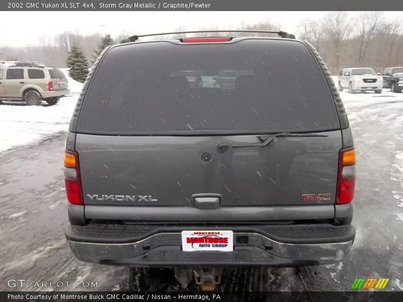 Storm Gray Metallic / Graphite/Pewter 2002 GMC Yukon XL SLT 4x4