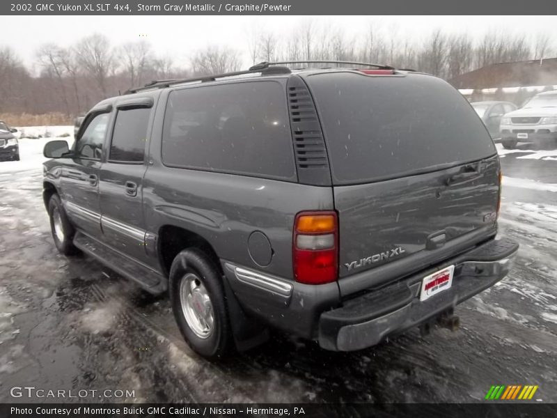 Storm Gray Metallic / Graphite/Pewter 2002 GMC Yukon XL SLT 4x4