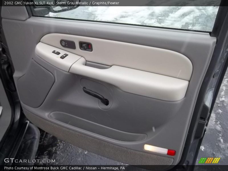 Storm Gray Metallic / Graphite/Pewter 2002 GMC Yukon XL SLT 4x4