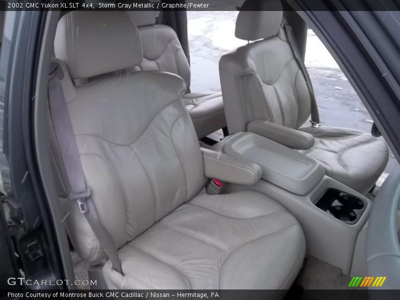 Storm Gray Metallic / Graphite/Pewter 2002 GMC Yukon XL SLT 4x4