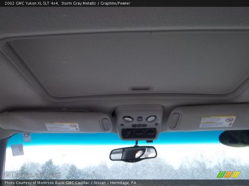Storm Gray Metallic / Graphite/Pewter 2002 GMC Yukon XL SLT 4x4
