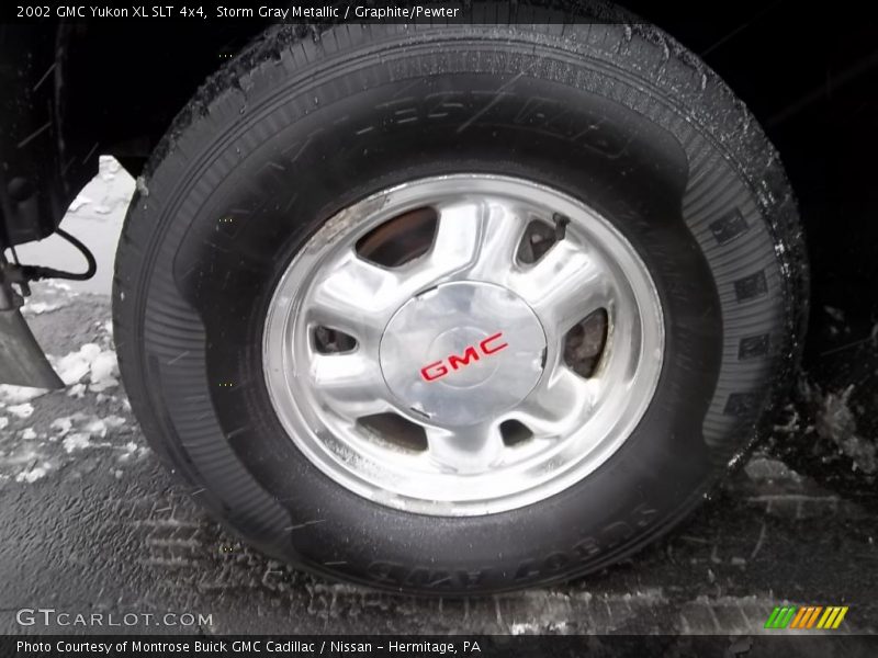 Storm Gray Metallic / Graphite/Pewter 2002 GMC Yukon XL SLT 4x4