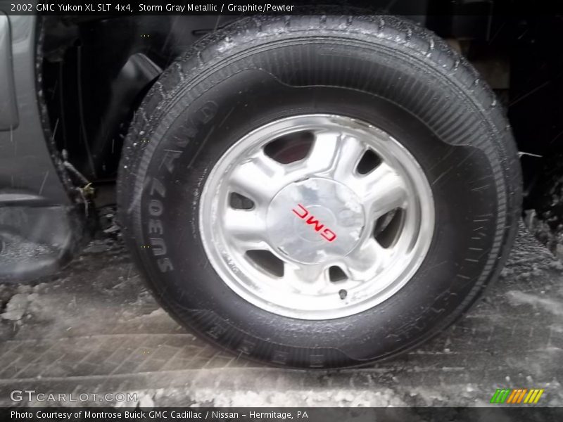Storm Gray Metallic / Graphite/Pewter 2002 GMC Yukon XL SLT 4x4