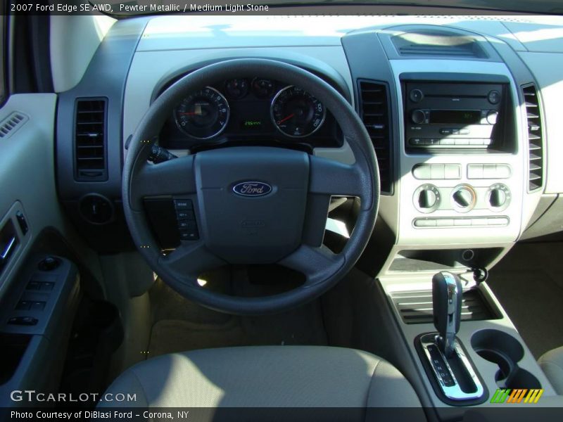 Pewter Metallic / Medium Light Stone 2007 Ford Edge SE AWD