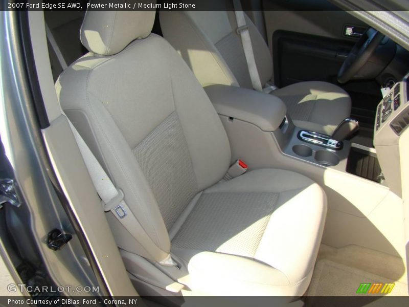 Pewter Metallic / Medium Light Stone 2007 Ford Edge SE AWD
