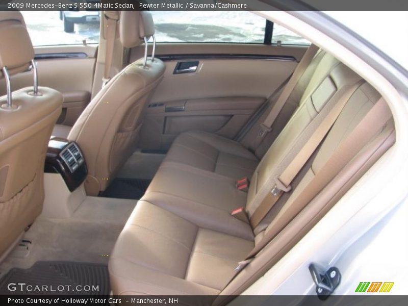 Pewter Metallic / Savanna/Cashmere 2009 Mercedes-Benz S 550 4Matic Sedan