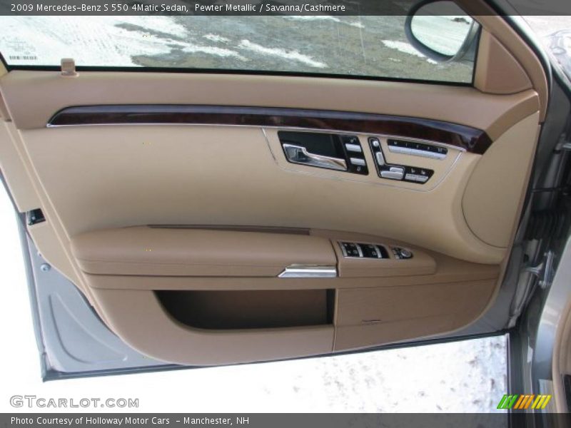 Pewter Metallic / Savanna/Cashmere 2009 Mercedes-Benz S 550 4Matic Sedan