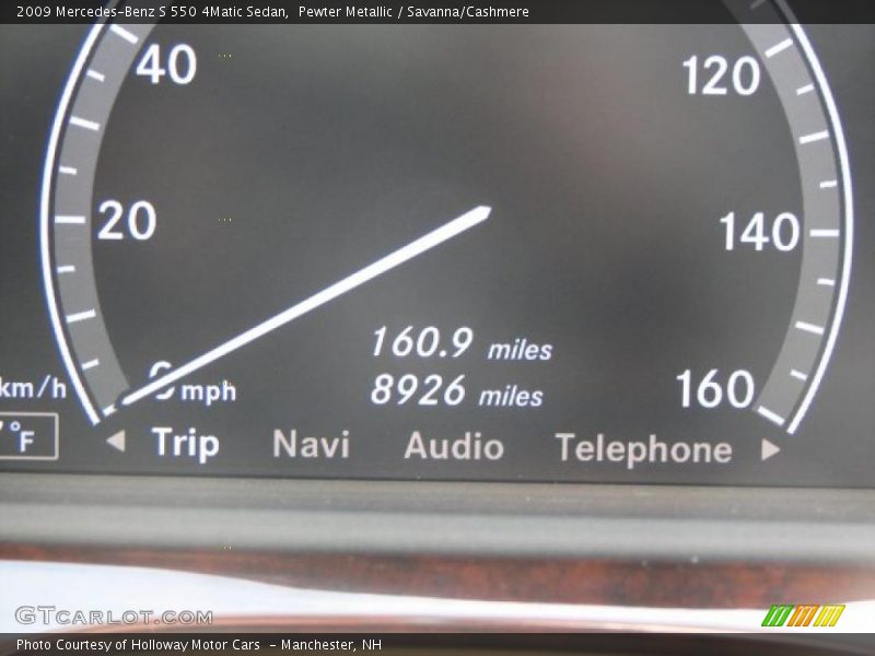 Pewter Metallic / Savanna/Cashmere 2009 Mercedes-Benz S 550 4Matic Sedan