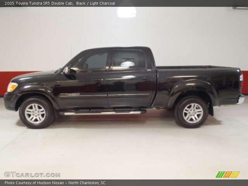 Black / Light Charcoal 2005 Toyota Tundra SR5 Double Cab