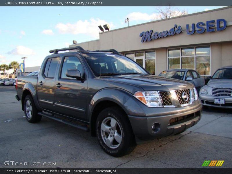 Storm Grey / Graphite 2008 Nissan Frontier LE Crew Cab