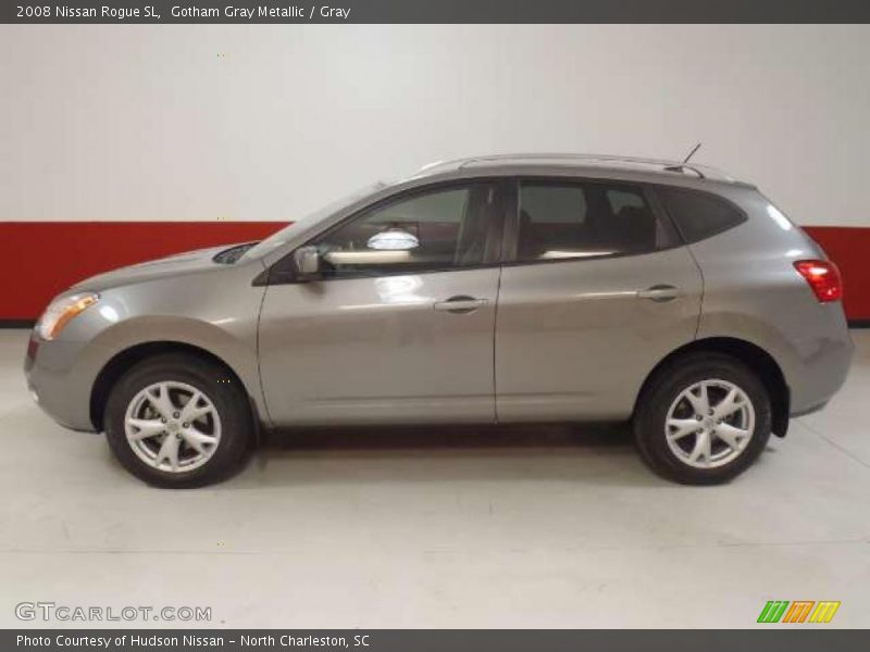 Gotham Gray Metallic / Gray 2008 Nissan Rogue SL