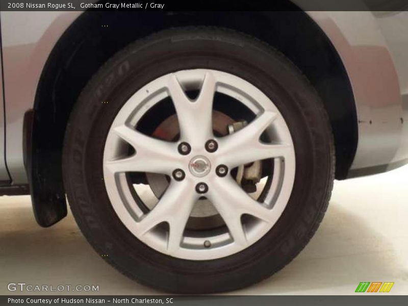 Gotham Gray Metallic / Gray 2008 Nissan Rogue SL