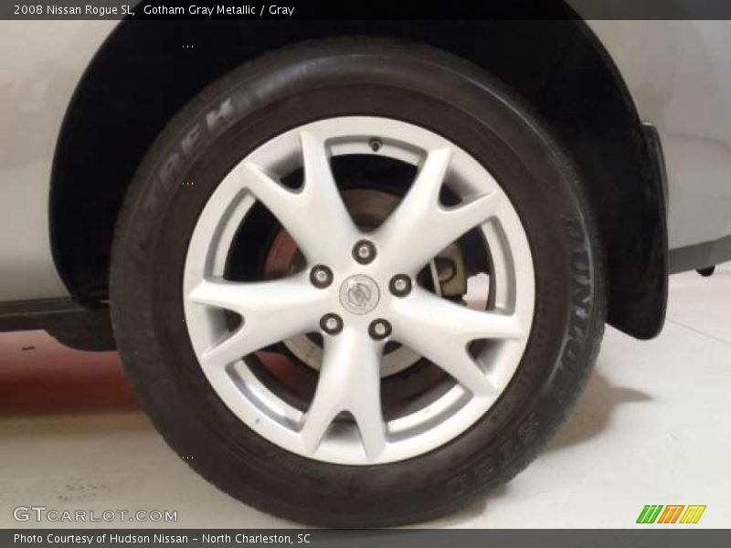 Gotham Gray Metallic / Gray 2008 Nissan Rogue SL