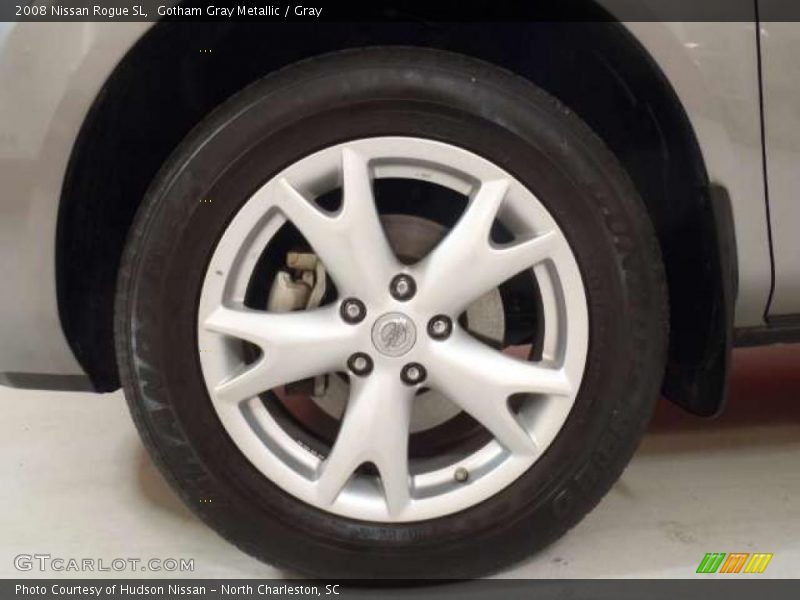Gotham Gray Metallic / Gray 2008 Nissan Rogue SL