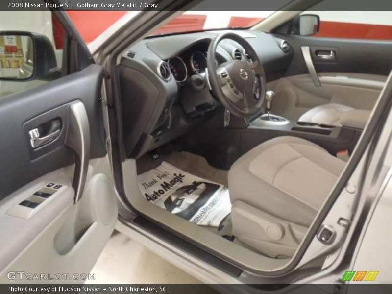 Gotham Gray Metallic / Gray 2008 Nissan Rogue SL