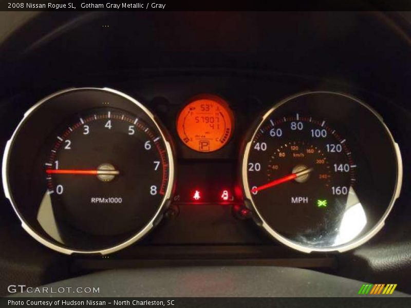 Gotham Gray Metallic / Gray 2008 Nissan Rogue SL