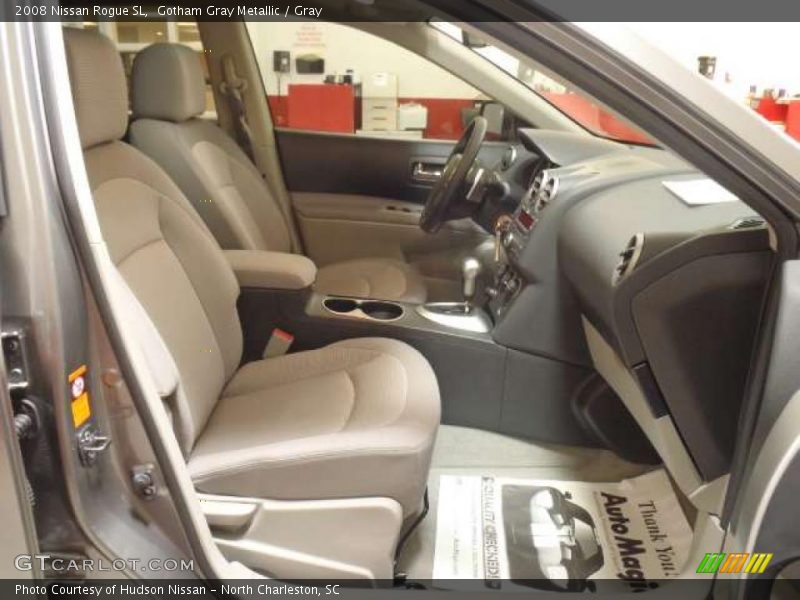 Gotham Gray Metallic / Gray 2008 Nissan Rogue SL