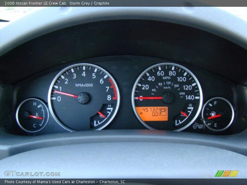 Storm Grey / Graphite 2008 Nissan Frontier LE Crew Cab