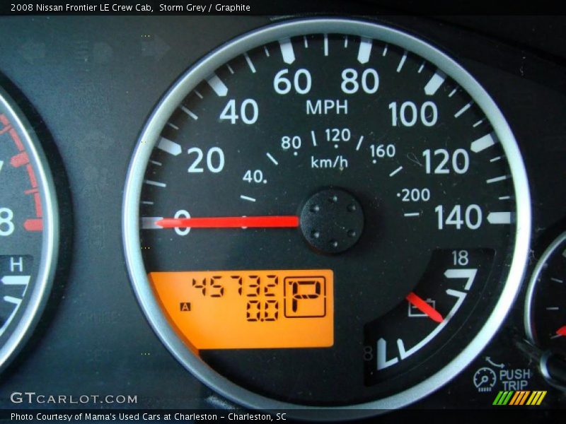 Storm Grey / Graphite 2008 Nissan Frontier LE Crew Cab