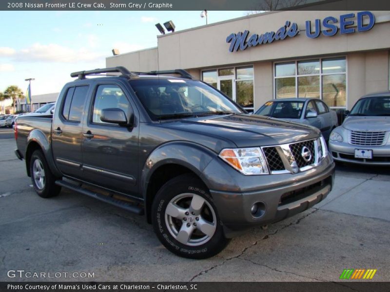 Storm Grey / Graphite 2008 Nissan Frontier LE Crew Cab