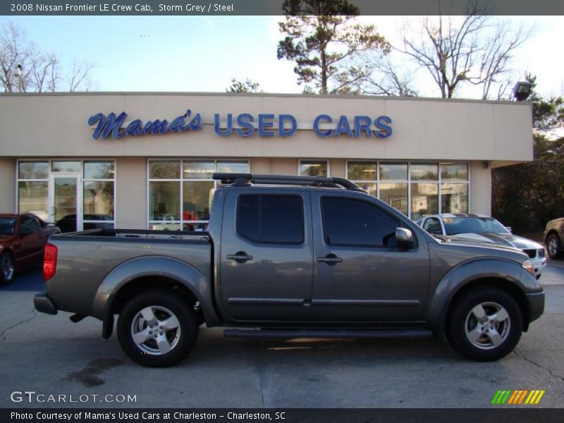 Storm Grey / Steel 2008 Nissan Frontier LE Crew Cab