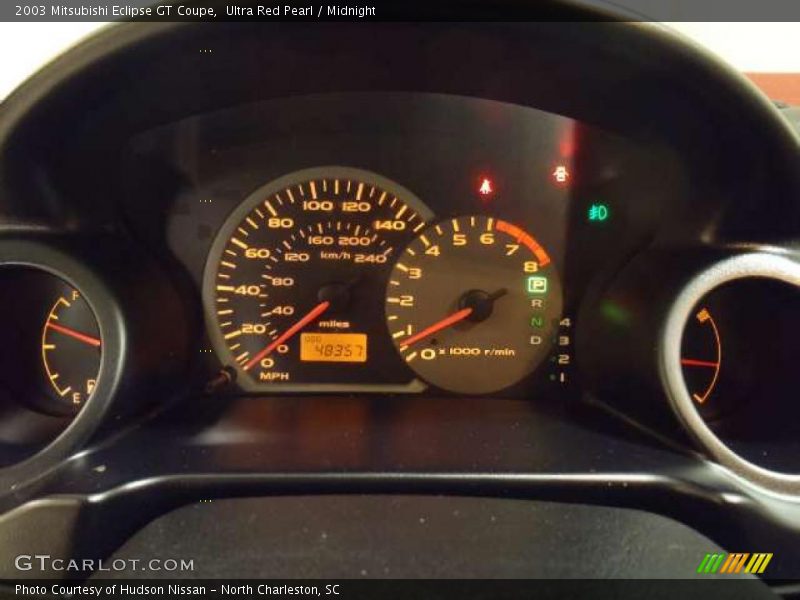 Ultra Red Pearl / Midnight 2003 Mitsubishi Eclipse GT Coupe