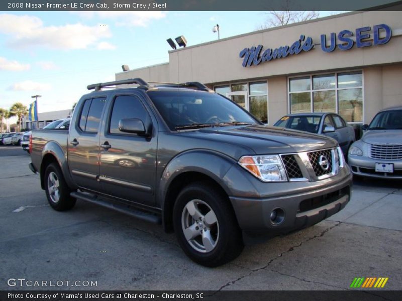 Storm Grey / Steel 2008 Nissan Frontier LE Crew Cab