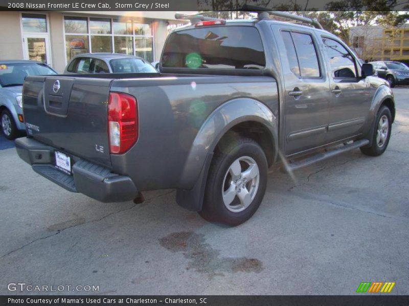 Storm Grey / Steel 2008 Nissan Frontier LE Crew Cab