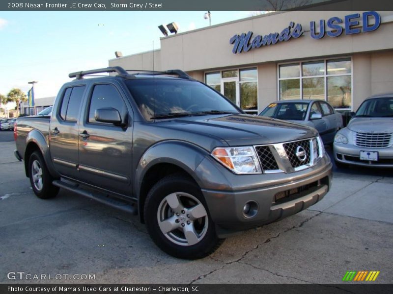 Storm Grey / Steel 2008 Nissan Frontier LE Crew Cab