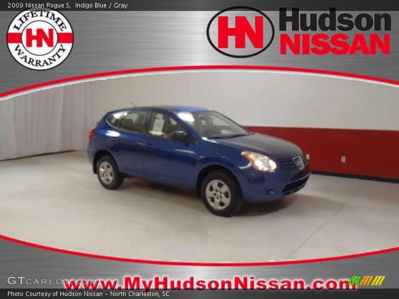 Indigo Blue / Gray 2009 Nissan Rogue S