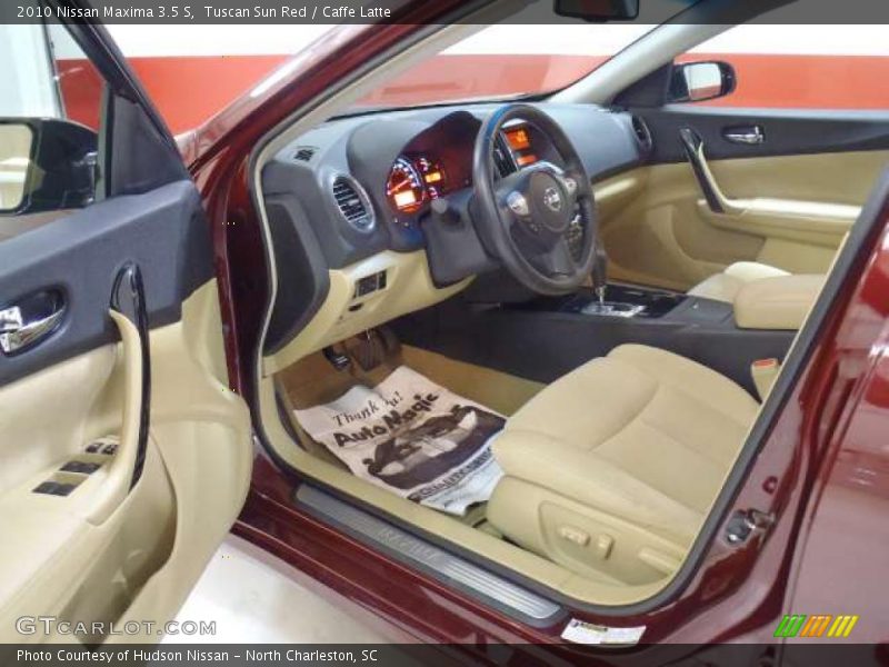 Tuscan Sun Red / Caffe Latte 2010 Nissan Maxima 3.5 S
